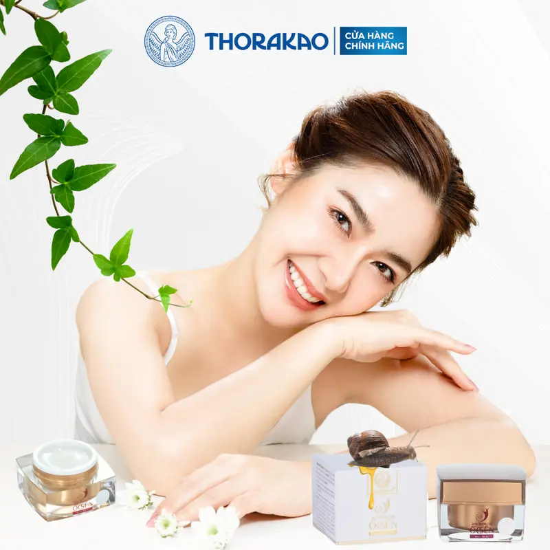 Dưỡng Da Ốc Sên Ngày Và Đêm Thorakao 30G 2