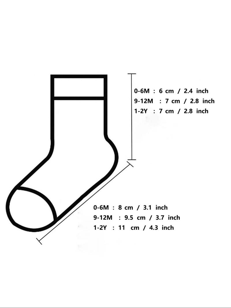 Product Introduction of Colorblock Baby Socks, Cute Comfy Breathable Socks for Baby Boys & Girls, Newborn Infant Kids Socks 5