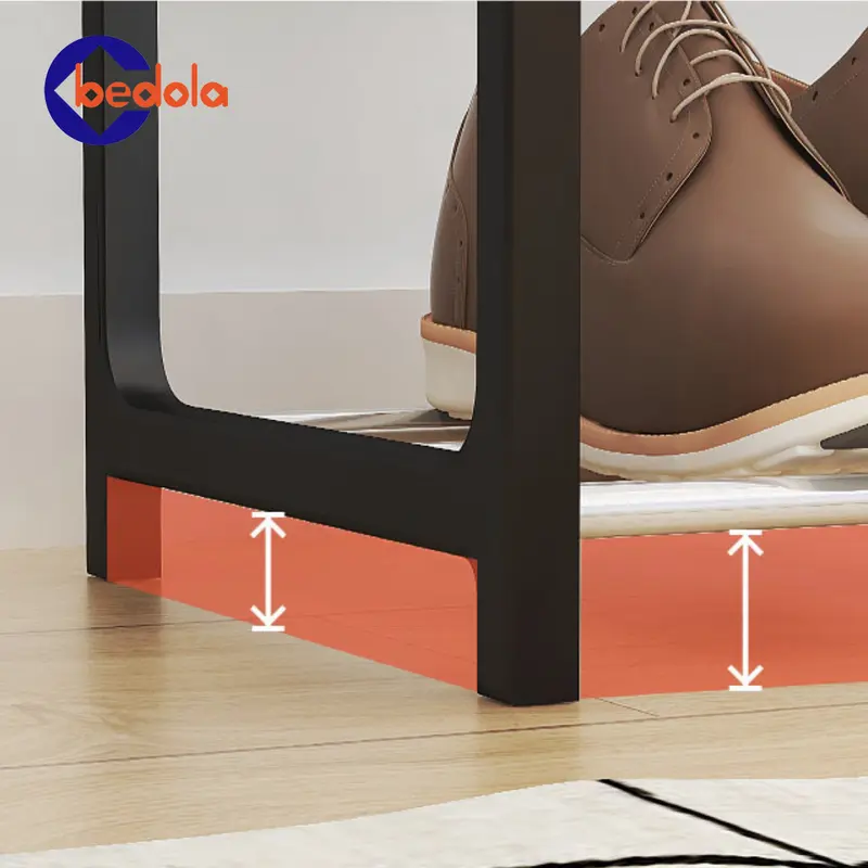 Bedola combo 2 in 1 (COD) 2 set rak sepatu susun rak sandal 4 tingkat 8