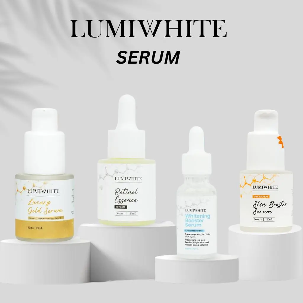 [BPOM] LUMIWHITE - Serum All Series | Salmon DNA | Serum Retinol | Serum Whitening | Serum Luxury Gold | Serum All Series Item hsa