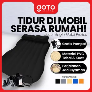 Goto [COD] Kamo Car Matress Kasur Angin Mobil Indoor Outdoor Dengan Pompa