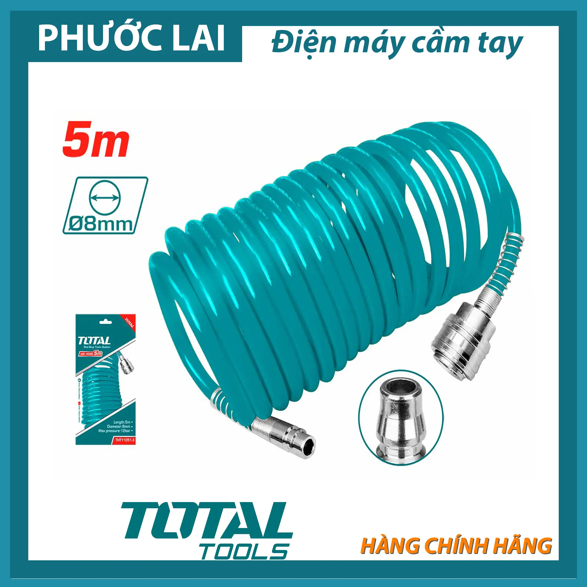 Dây hơi TOTAL 5m - 10m ( 2 lựa chọn )