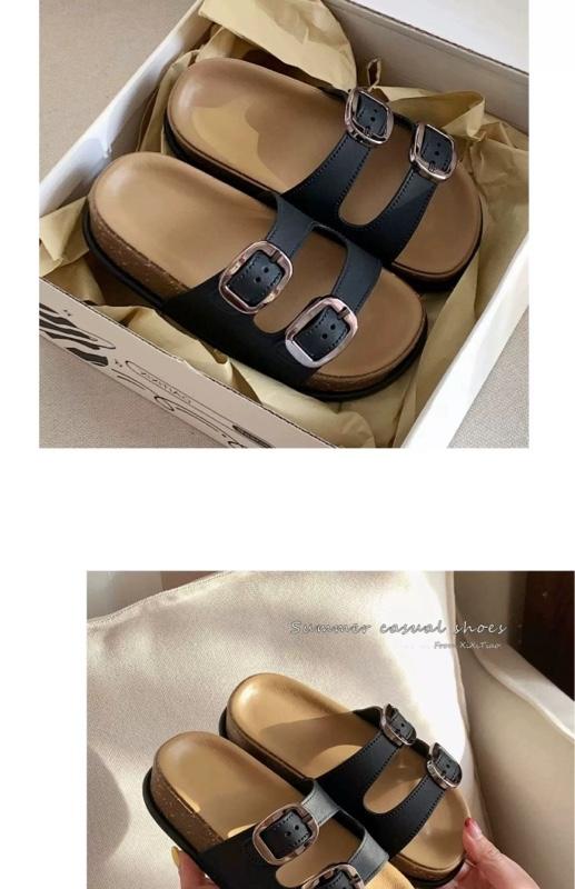 Product Introduction of Dép Quai Ngang 2 Quai Khoá Vuông Cao Cấp Cho Nữ - Bản Đế Cao Cấp Chống Trượt Chống Nước - Thời Trang Nữ Mùa Hè ( Đi Tăng Sz) 9