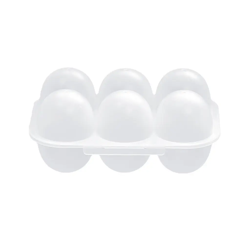 Portable Camping Eggs Boxes Carriers 6 Grid Eggs Holder Container Outdoor Camping Eggs Holder Storage Box Durable