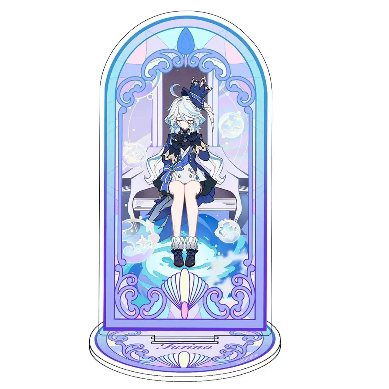 Genshin Impact fuNingna Standing Ornaments Acrylic Millet Peripheral Homemade Good-looking Exquisite 10cm
