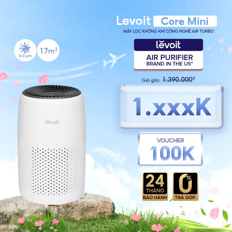 Máy Lọc Làm Sạch Không Khí Levoit Core Mini | Công nghệ Air Turbo | Hàng Chính Hãng