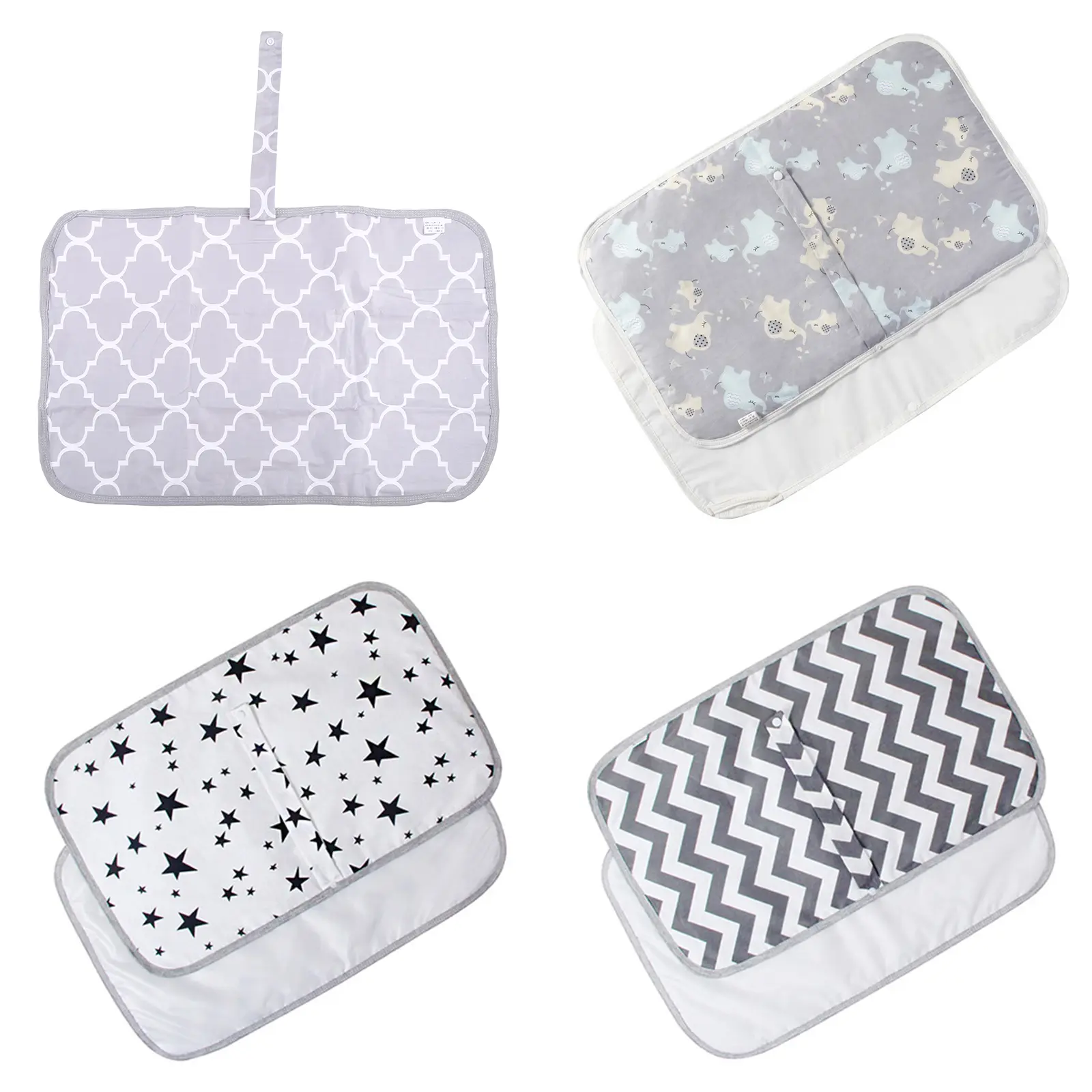 Portable Waterproof Baby Changing Mat Newborn Foldable Changing Diaper Nappy Pad Foldable Children Game Floor Mats