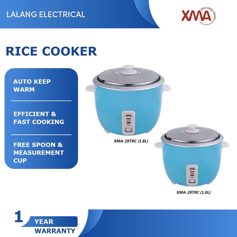 XMA Periuk Nasi Elektrik Electric Rice Cooker (1.0L) XMA-10TRC (1.8L ...