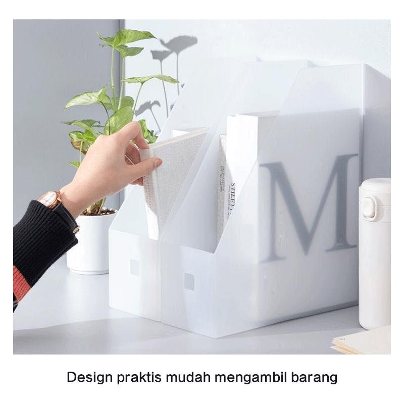 Halu Rak File Organizer Box Tempat File Dokumen Majalah Odner Bindex Serbaguna Rak Box File Magazine Keeper HRM335 3
