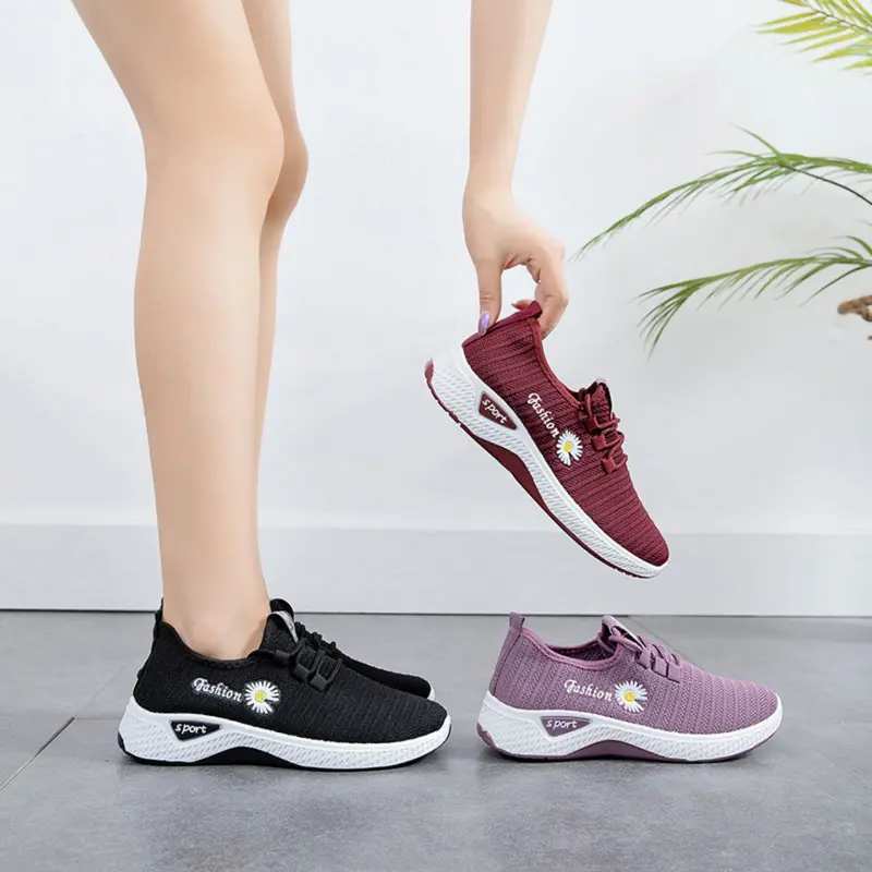 sepatu wanita import rajut korean style lentur SW-03 7