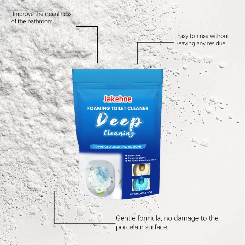 Toilet Cleaner, 1/2 Counts Deep Cleaning Toilet Cleaner Powder, Household Cleaning Supplies for Bathroom Toilet, Home Care Supplies 5