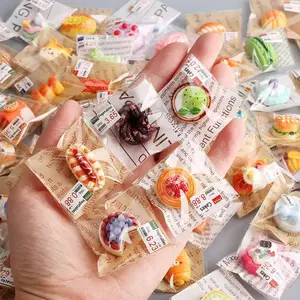 10 Pcs Mini Foods Resin Lucu - Miniatur Makanan - Dekorasi - Koleksi