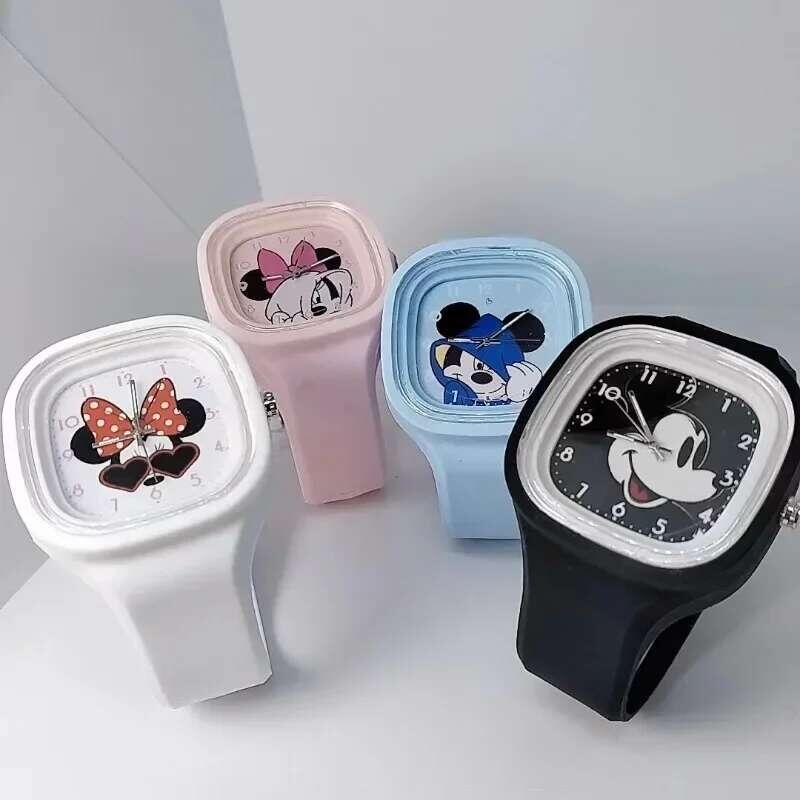 Minnie Mouse Children Watches Kids Boy Girl Cute Anime Cartoon Primary School Student Fashion Watch Birthday Gift 1
