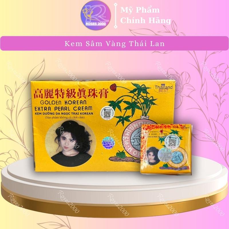  Kem Sâm Vàng Thái Lan 5g Chính Hãng – Dưỡng Ẩm & Giúp Da Sáng Mịn Tự Nhiên 