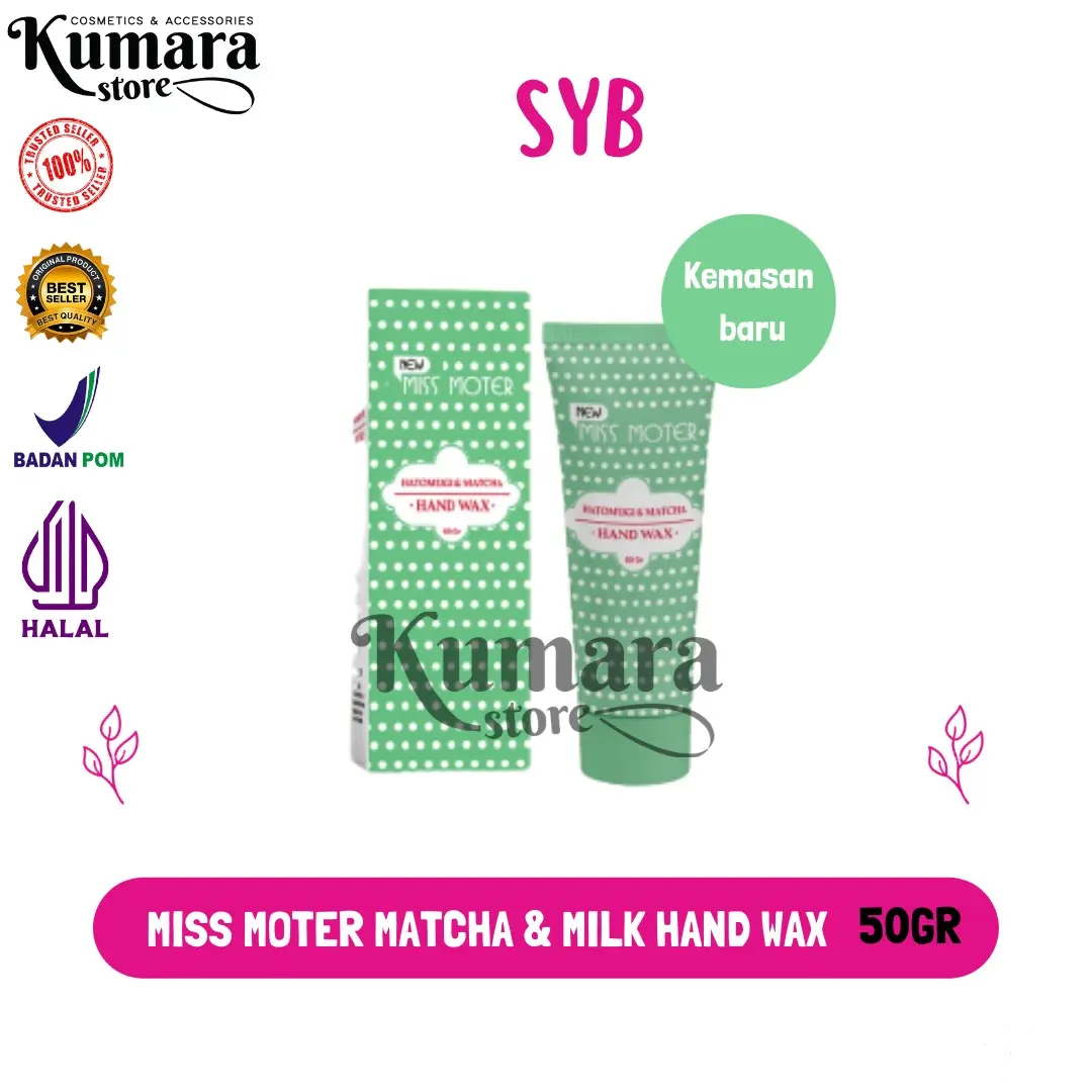 KUMARA STORE - READY STOCK - Miss Moter Matcha & Milk Hand Wax by SYB