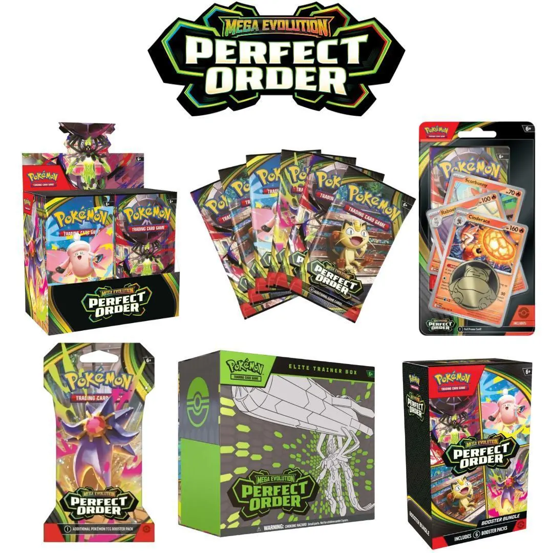 Pokmon TCG ME03 Mega Evolution Perfect Order Series | Booster Box | ETB | Sleeved Pack | Half Box - LIVE BREAK (Rip N Ship) - Factory Sealed - TikTok Shop Malaysia Pokmon TCG ME03 Mega Evolution Perfect Order Series | Booster Box | ETB | Sleeved Pack | Half Box - LIVE BREAK (Rip N Ship) - Factory Sealed - TikTok Shop Malaysia