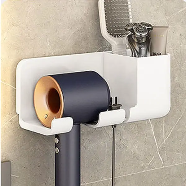 Giá Treo Máy Sấy Tóc Dán Tường Nhà Tắm Chất Liệu Nhựa Chịu Lực Tốt 5