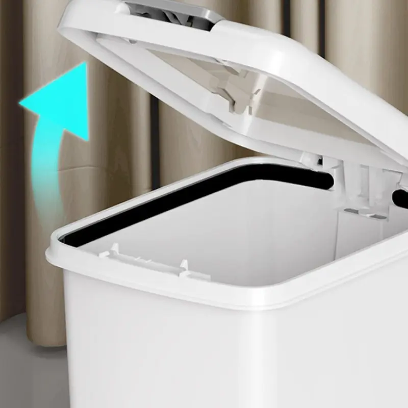 Thùng Rác Đạp Chữ Nhật 8L-10L-15L-20L Dùng Cho Văn Phòng, Gia ĐÌnh, Kháng Khuẩn Khử Mùi, Ngăn Mùi Hôi 2