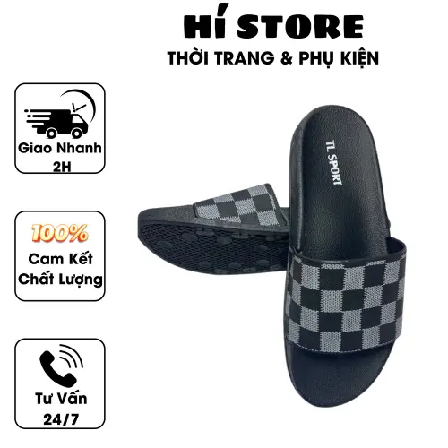 Dép lê, dép đúc , dép quai ngang nam nữ Ca Rô thời trang bền đẹp giá tận kho hssv tphcm. 3