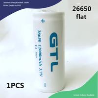 Gambar GTL 26650 3.7v 12000mah 26650 Baterai Isi Ulang Lithium Untuk baterai Senter - 1pcs, 3.7V dari EN-JI officia Kab. Tangerang 1 Tokopedia
