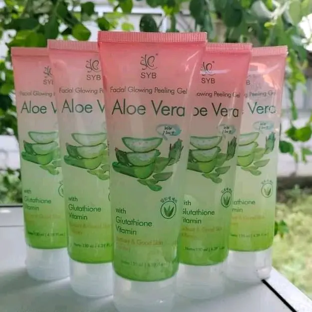 PAKET BUNDLING 5 PCS - SYB PEELING GELL ALOEVERA FACIAL GLOWING WITH GLUTATHIONE