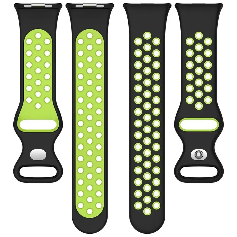 Dây đeo silicone dành cho Đồng Hồ thông minh Xiaomi Smart Band 9 Pro và Xiaomi Band 8 Pro Dây đeo đồng Đồng Hồ Dây đeo vòng đeo tay thay thế Phong cách thể thao 8