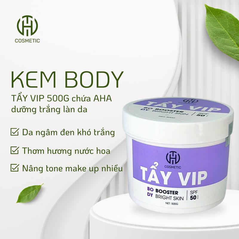Kem Tẩy VIP Dưỡng Trắng Da Hiệu Quả Cho Nữ 500g - HUYNH THANH COSMETIC 0