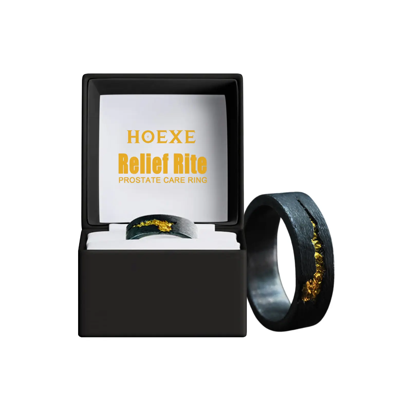 Luxury Flame Ring Relieve Body Discomfort Boost Vitality Care Men's Health Daily Portable