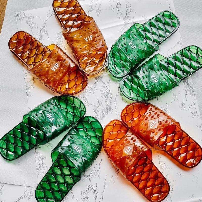  Combo 6 đôi  hoặc 5 đôi  Dép VIP nam nữ chống trơn trượt đi trong nhà văn phòng - DéP - Slipper Đế Bằng Hoa 
