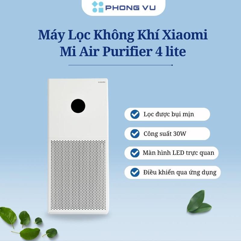  Máy Lọc Không Khí Xiaomi Mi Air Purifier 4 lite  BHR5274GL  Làm Sạch Không Khí Hiệu Quả - Bảo hành 12 tháng 