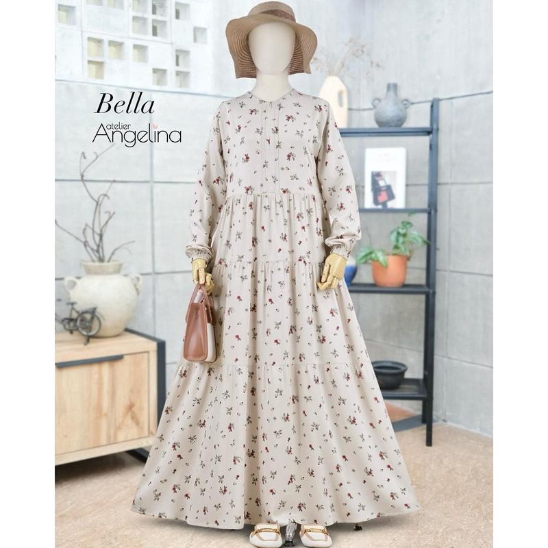BELLA DRESS - PARIS VISCOSE (XS, S, M, L) 5