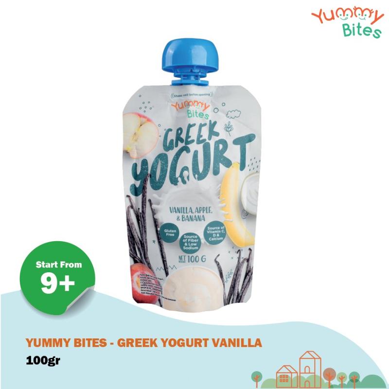 Yummy Bites Greek Yogurt Custard Chocolate 100 G probiotik untuk bayi 3