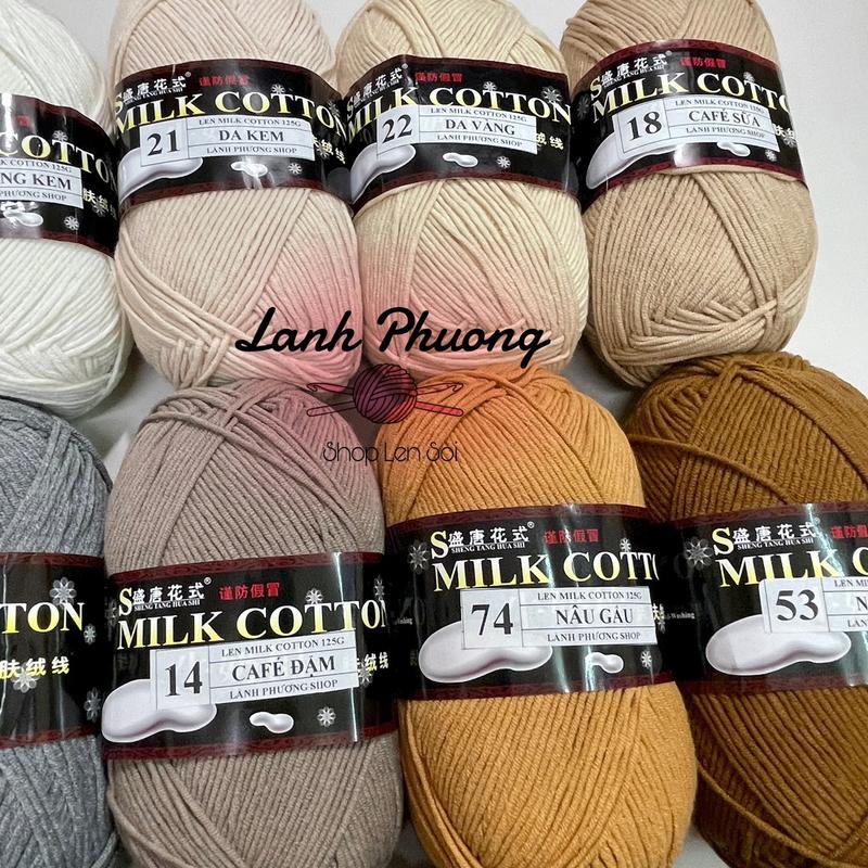Len Milk Cotton 125 Loại 1