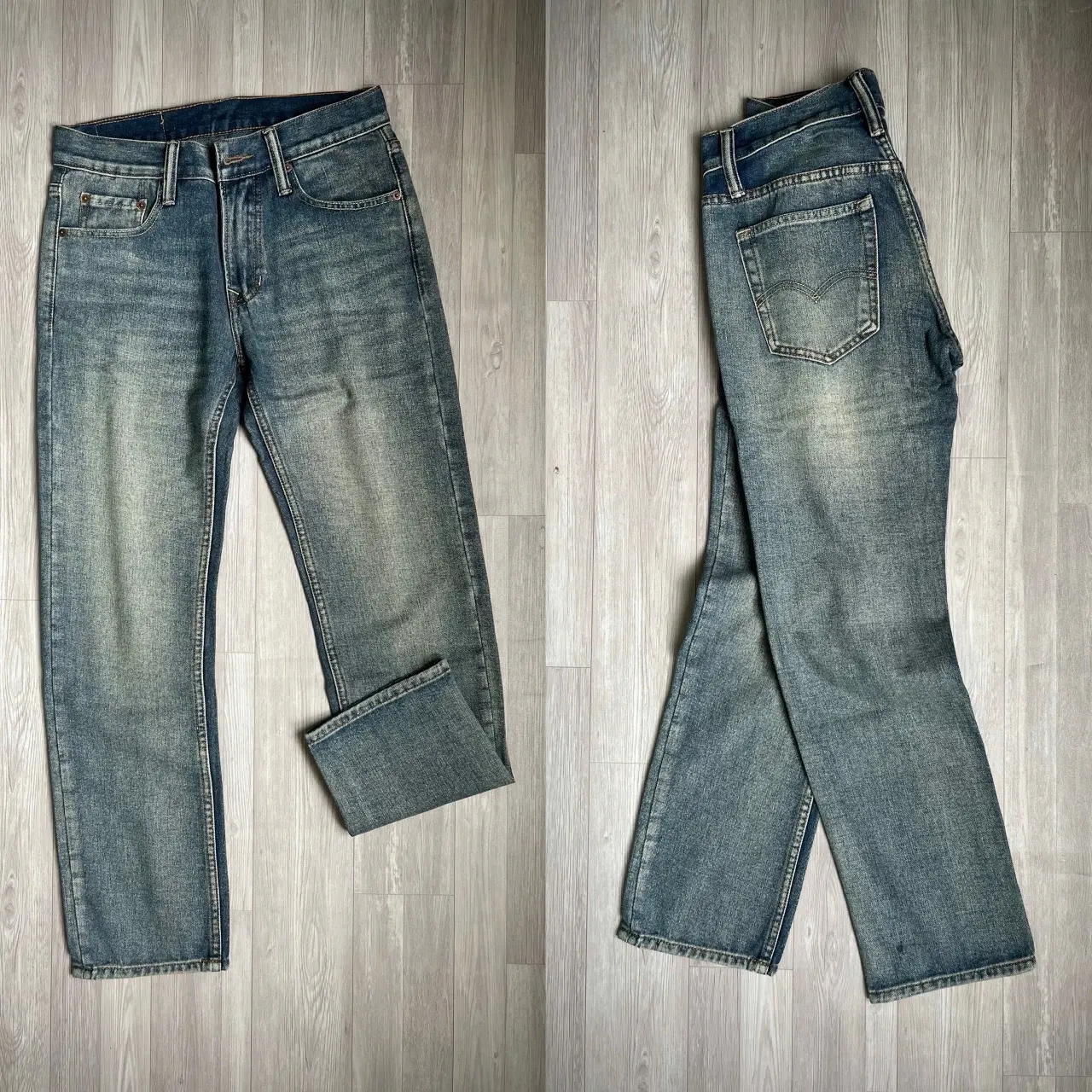Quần Jean chất bò giấy mềm, thoáng mát form suông nhẹ 514-41