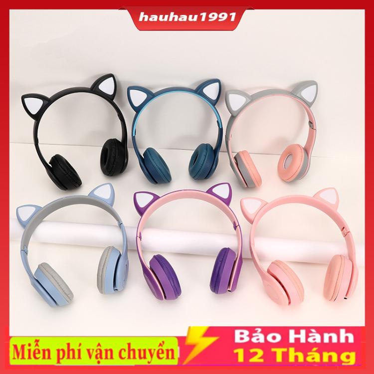 tai nghe không dây P47M nhiều màu cute , nghe nhạc hay có đèn led , bảo hành 12 tháng