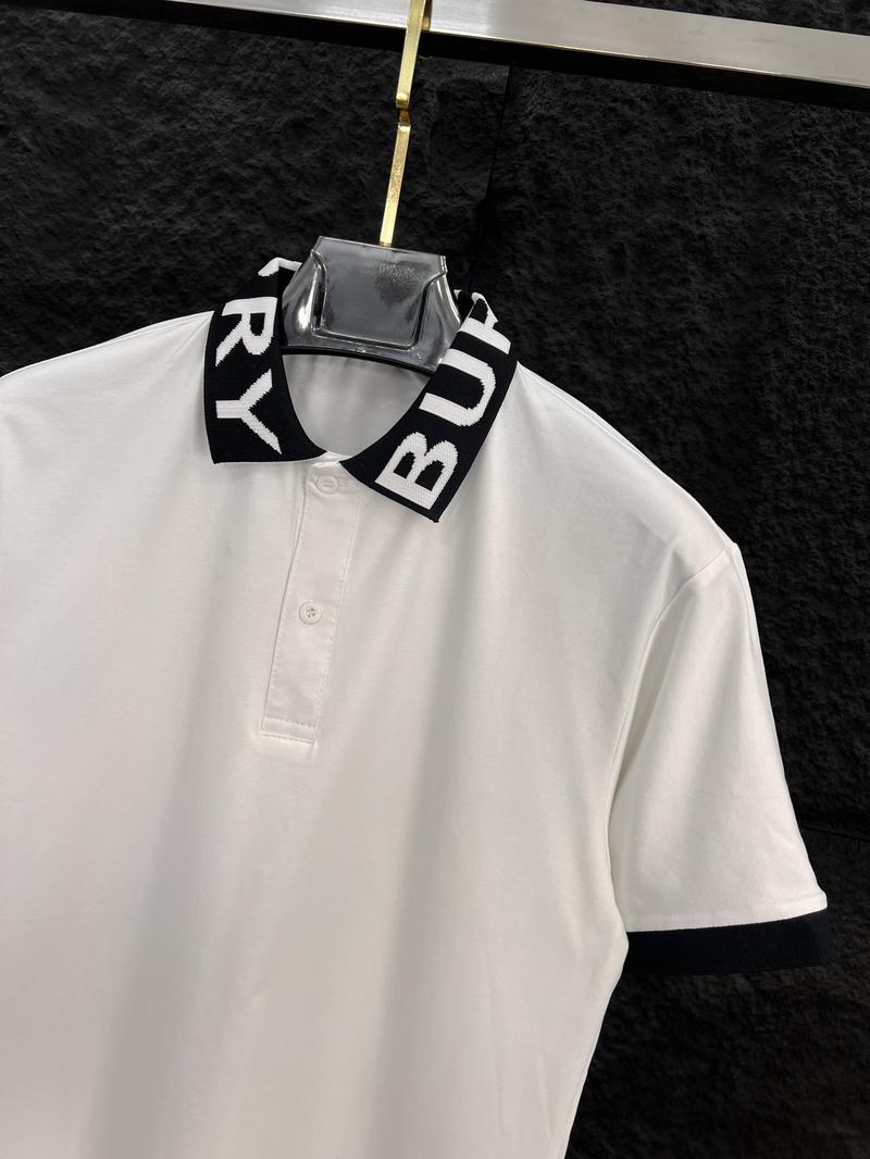 Product Introduction of Áo thun polo thêu BBR cổ trụ 2 màu đen trắng. 3