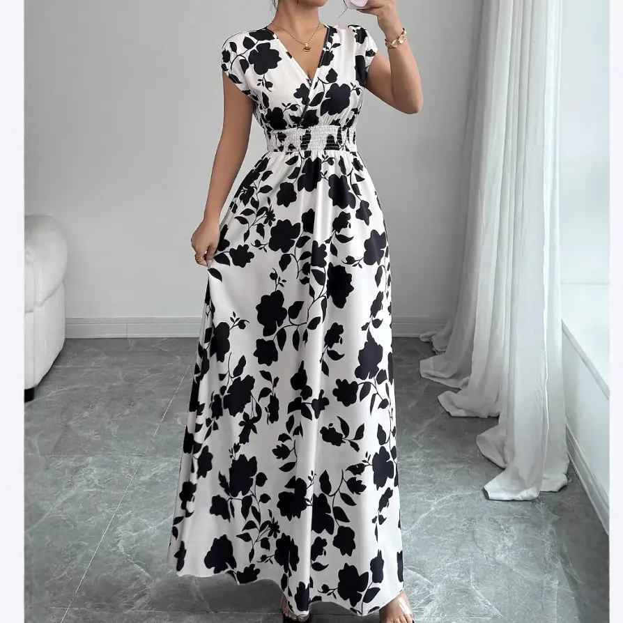 maxi black tie dress Lady Black Tie - Charlize Gown - Draped Satin Evening Dress