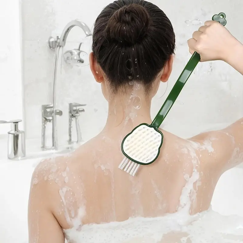 Shower Brush Bath Brush Loofah Brush Skin Massager Body Cleaning Brush Back Scrubber Body Brush Long Handle Brush Exfoliating Scrub