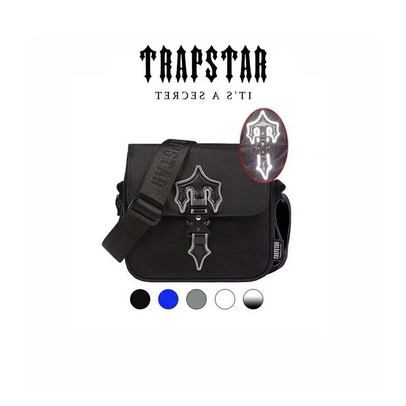 Túi đeo chéo , Đeo Vai Trapstar Irongate T Crossbody Black phong cách hiphop đường phố cực hot