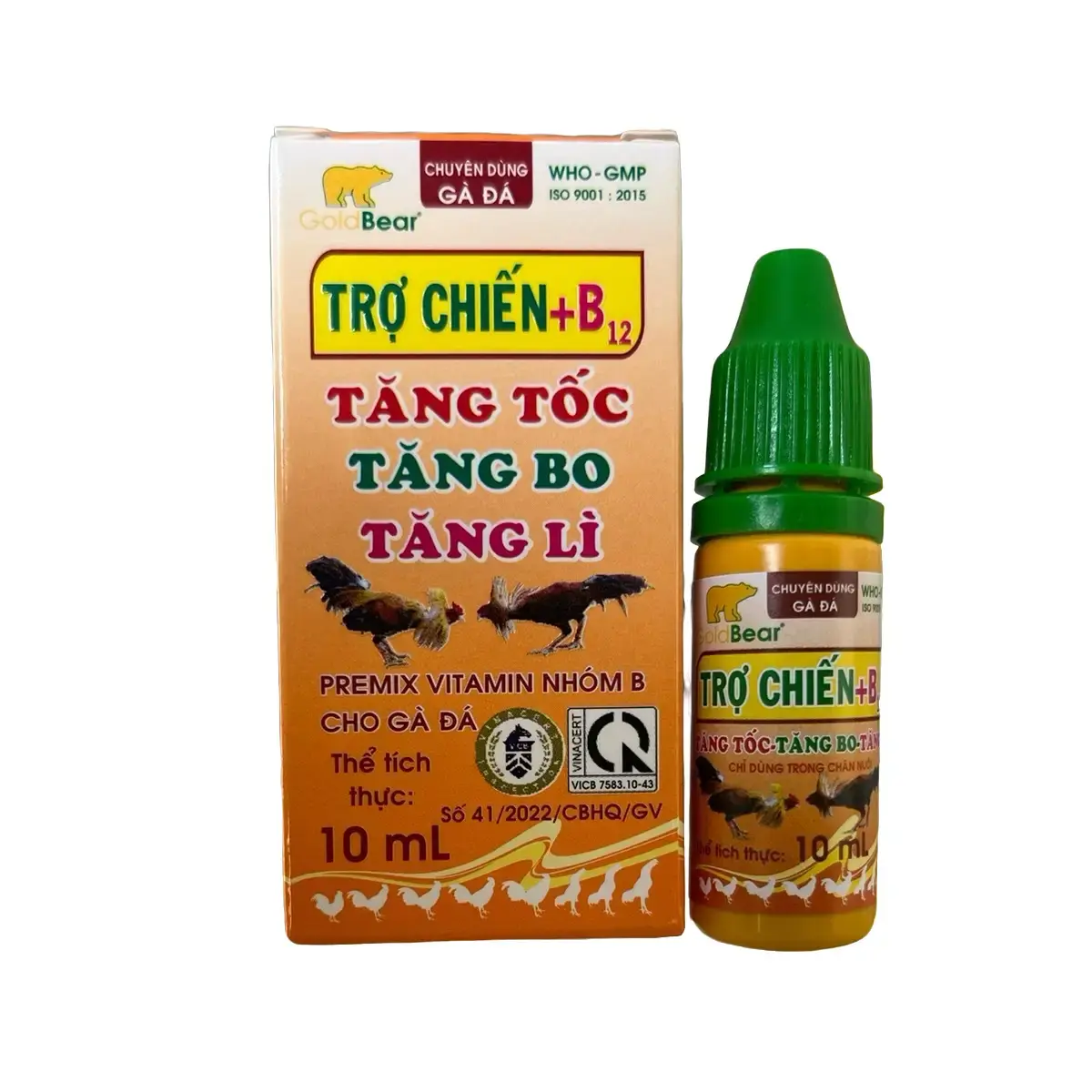 Trợ chiến + B12 lọ 10ml tăng tốc, tăng bo, tăng lì, tăng phản xạ tốt khi thi đấu đặc biệt vitamin B12 giúp gia tăng lượng hồng cầu