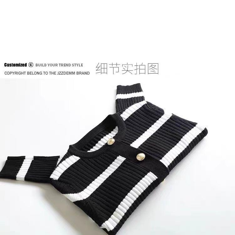 Áo Cardigan Mùa Hè Cho Nữ, Nhẹ, Ngoại Cỡ, Áo Khoác Len Sọc Ngắn Nhỏ Đầu Mùa Thu, Áo Khoác Ngoài, Áo Trùm Đầu, Xu Hướng, Phong Cách 2024 Cho Nữ 3