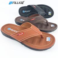 Gambar Fillioz JOHN Sandal Pria Kekinian Bahan Kulit Anti Slip Original - Tan, 39 dari Fillioz Official Kab. Jember 1 Tokopedia
