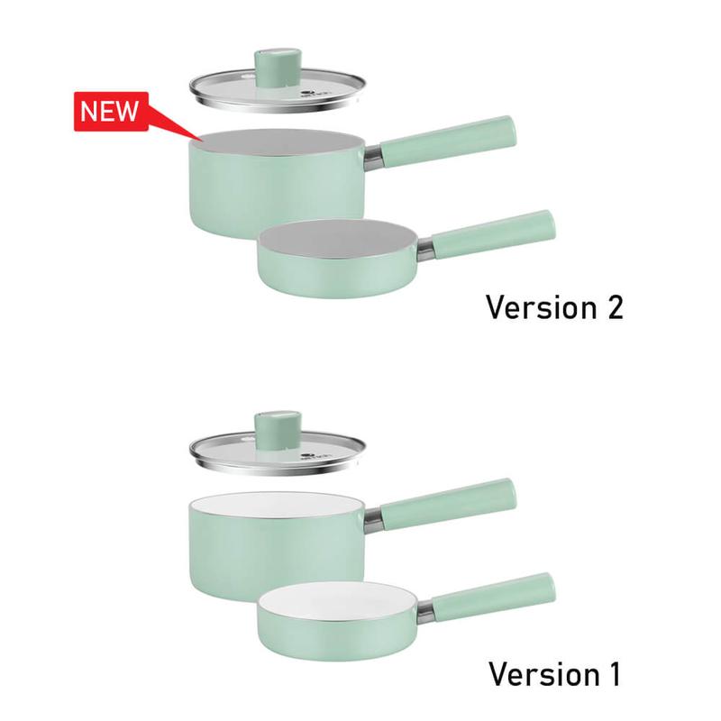 Bộ nồi chảo chống dính Elmich baby EL-1168SK-BE kén từ khong dùng được bếp nhập khẩu Châu Âu Nhật Bản