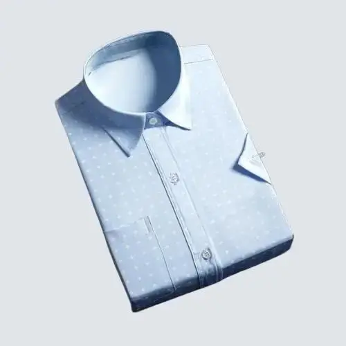 Áo sơ mi nam tay ngắn một túi form rộng cao cấp vải lụa GENALPHA vải lụa co giãn mềm mịn GEN140 Menswear Cổ Tròn xxl trung niên 1