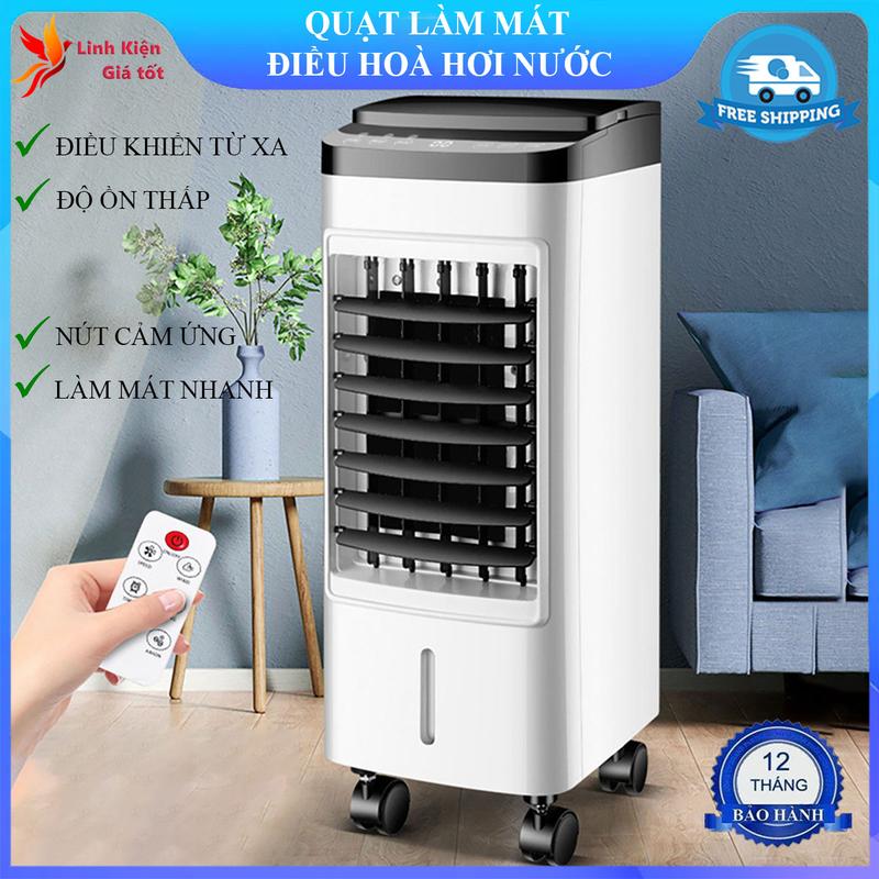 Quạt điều hòa hơi nước đa năng điều khiển từ xa nút điều chỉnh cảm ứng dung tích lớn, quạt điều hoà không khí gia đình. Bảo hành 12 tháng toàn quốc, đổi mới 7 ngày nếu lỗi.