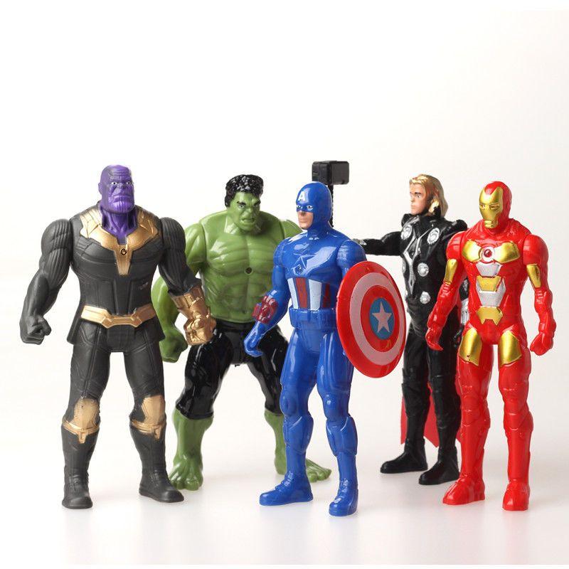 Product Introduction of Mô hình hộp quà tặng Người Sắt Hulk Người Nhện Kẻ giết người báo thù hoạt hình làm bằng tay có thể di chuyển phát sáng Đồ chơi trẻ em 4