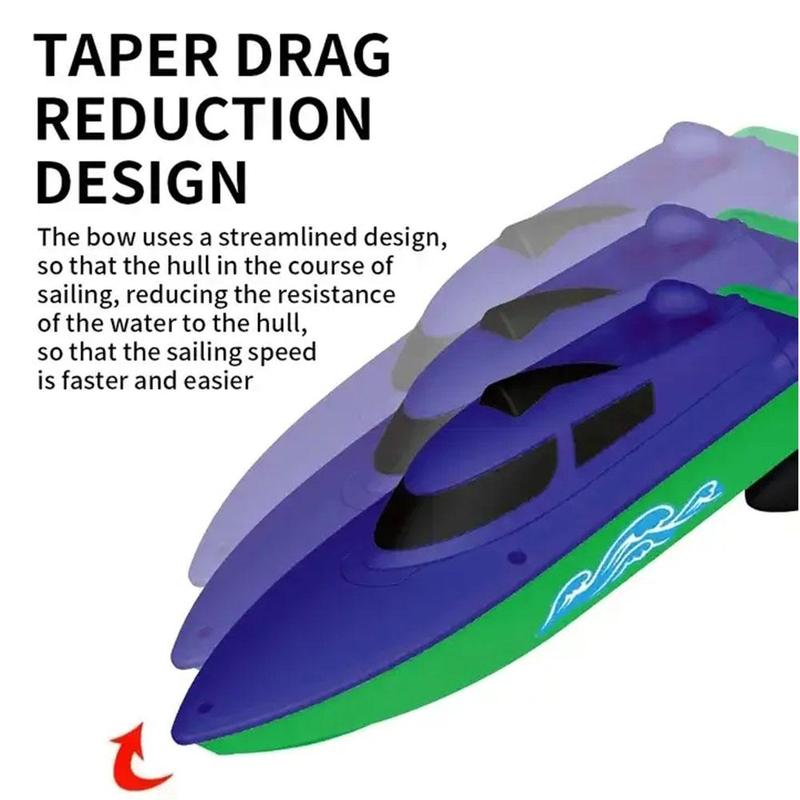 Product Introduction of High Speed Racing Rechargeable Batteries Wireless Waterproof  Super Remote Control Boat For Kids Toys  Remote Boat Gift 48