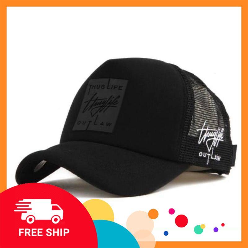 Nón lưỡi trai nam nữ CapZone phối lưới chữ ký thời trang độc lạ - Hat kết