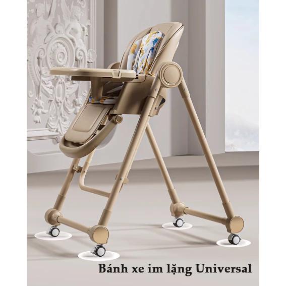 Ghế ăn dặm cao cấp đa năng,Có thể điều chỉnh độ cao, chất liệu an toàn, có thể gấp gọn, tựa lưng có thể điều chỉnh portable  high ghế  ăn Voi 5