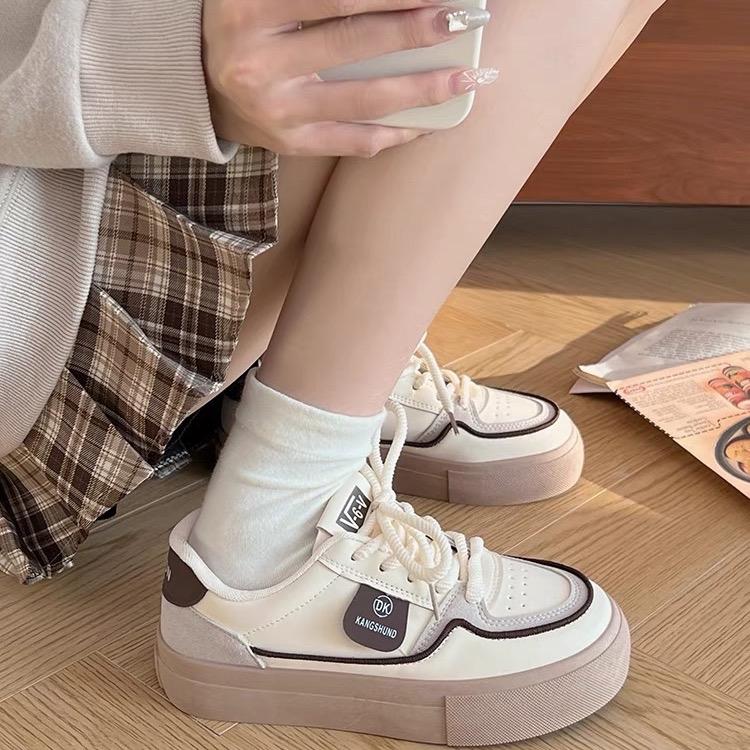 Giày nữ seaker DK dế cao 4cm mã 215 Shoes Sneaker